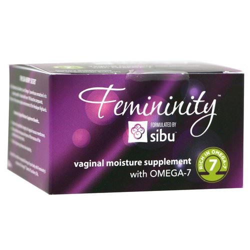 Sibu Beauty, Femininity, Vaginal Moisture Supplement with Omega-7, 60 Vegetarian Softgels Review