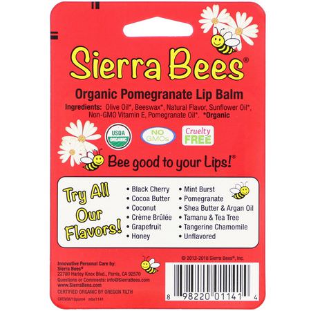 Sierra Bees Lip Balm - 潤唇膏, 護唇, 沐浴