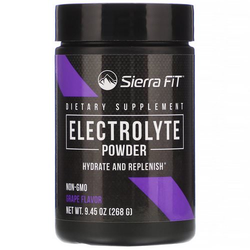 Sierra Fit, Electrolyte Powder, 0 Calories, Grape, 9.45 oz (268 g) Review