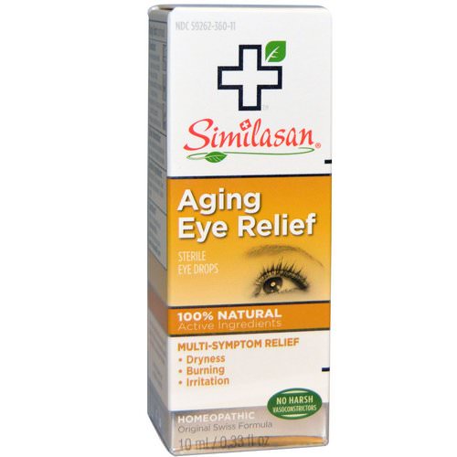Similasan, Aging Eye Relief, 0.33 fl oz / 10 ml Review
