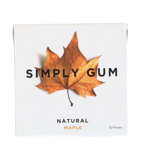 Simply Gum, Gum, Natural Maple, 15 Pieces Review