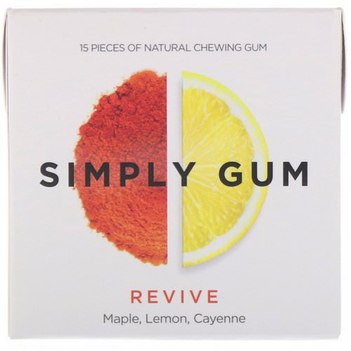 Simply Gum, Revive Gum, 15 Pieces Review