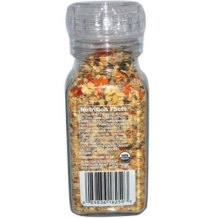 香料, 草藥: Simply Organic, Adjustable Grinder Cap, Chophouse Seasoning, 3.81 oz (108 g)