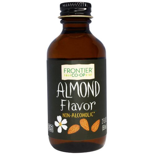 Frontier Natural Products, Almond Flavor, Non-Alcoholic, 2 fl oz (59 ml) Review
