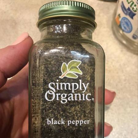 Simply Organic Pepper - 辣椒, 香料, 草藥