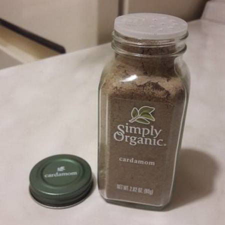 Simply Organic Cardamom - 荳蔻, 香料, 草藥