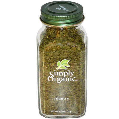 Simply Organic, Cilantro, 0.78 oz (22 g) Review