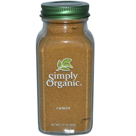 小茴香, 香料: Simply Organic, Cumin, 2.31 oz (65 g)