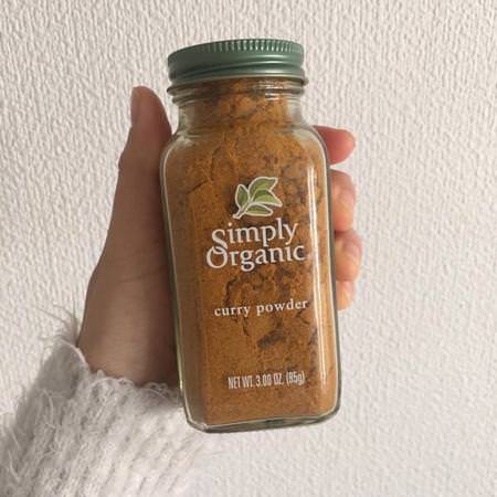 Simply Organic Curry - 咖哩, 香料, 草藥