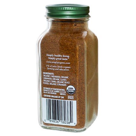 香料, 草藥: Simply Organic, Garam Masala, 3.00 oz (85 g)