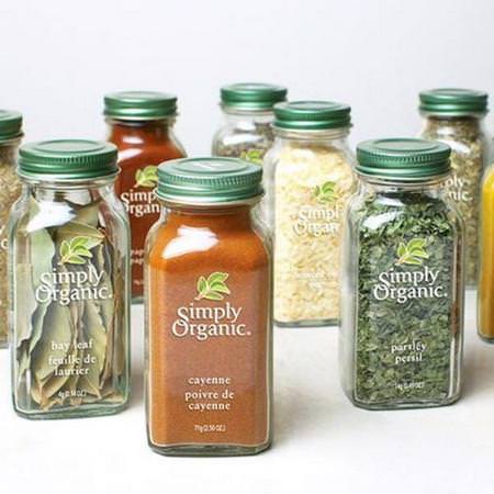 Simply Organic Spice Blends Garlic Spices - 大蒜香料, 香料, 草藥