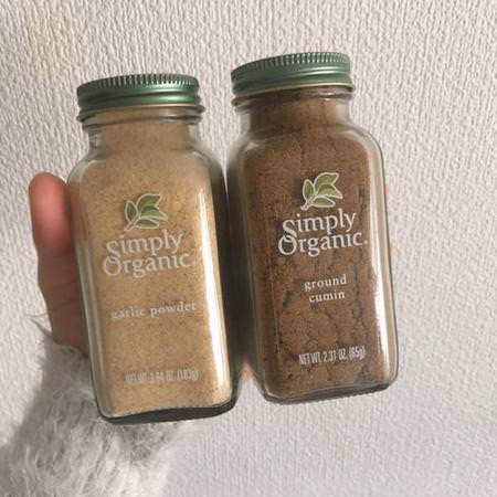Simply Organic Garlic Spices - 大蒜香料, 草藥