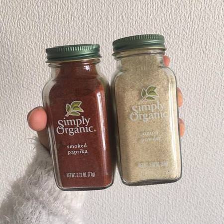 Simply Organic Onion - 洋蔥, 香料, 草藥