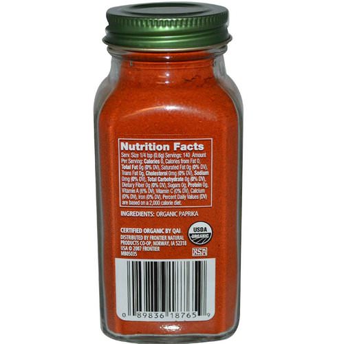 Simply Organic, Paprika, 2.96 oz (84 g) Review