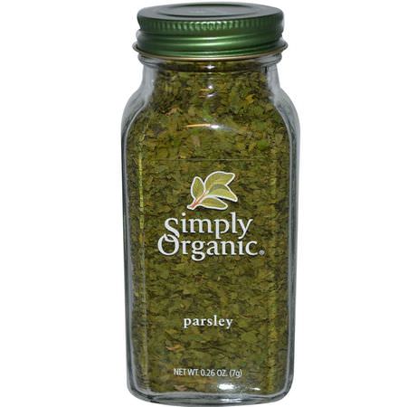 歐芹香料: Simply Organic, Parsley, 0.26 oz (7 g)