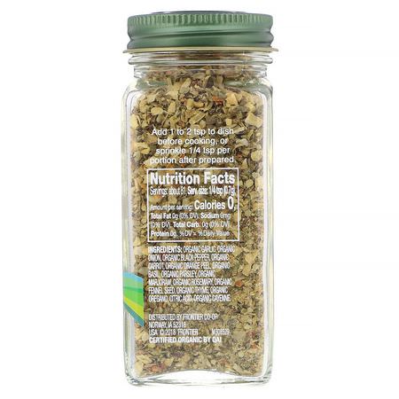 香料, 草藥: Simply Organic, Savory Seasoning, Salt-Free, 2.00 oz (57 g)