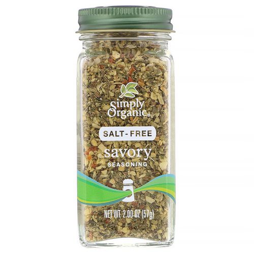 Simply Organic, Savory Seasoning, Salt-Free, 2.00 oz (57 g) Review