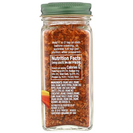 香料, 草藥: Simply Organic, Spicy Seasoning, Salt-Free, 2.40 oz (69 g)