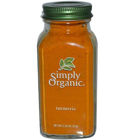 薑黃香料: Simply Organic, Turmeric, 2.38 oz (67 g)