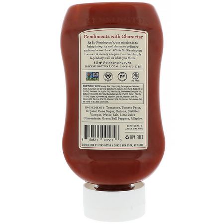 番茄醬, 醋: Sir Kensington's, Classic Ketchup, 20 oz (567 g)