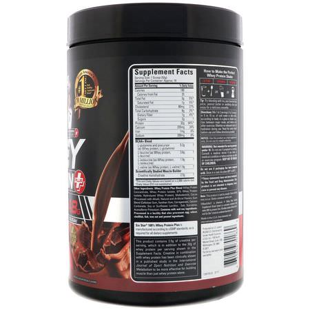 乳清蛋白, 運動營養: Six Star, Six Star Pro Nutrition, 100% Whey Protein Plus, Elite Series, Triple Chocolate, 2 lbs (907 g)
