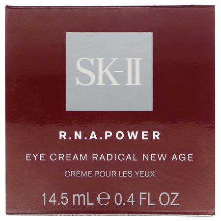 治療, 眼霜: SK-II, R.N.A. Power, Radical New Age Eye Cream, 0.4 fl oz (14.5 ml)