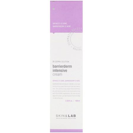 皮膚發癢, 乾燥: Skin&Lab, Dr. Derma Solution, Barrierderm Intensive Cream, 3.38 fl oz (100 ml)