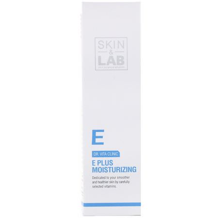 K美容保濕霜, 乳霜: Skin&Lab, Dr. Vita Clinic, E Plus Moisturizing Cream, Vitamin E, 30 ml
