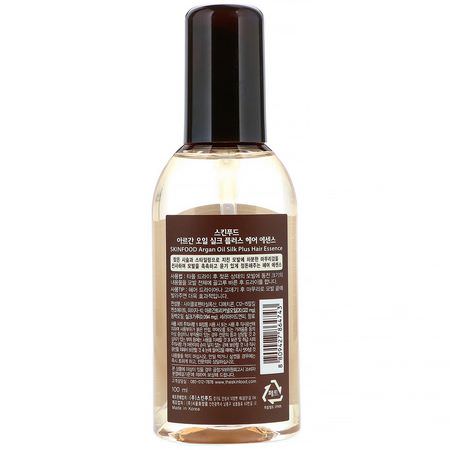 Argan Oil, Beauty: Skinfood, Argan Oil Silk Plus, Hair Essence, 3.38 fl oz (100 ml)