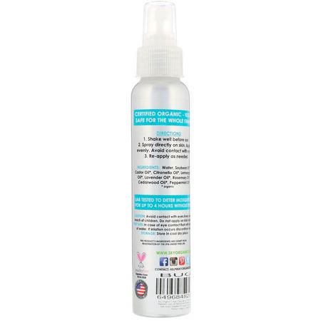 驅蟲劑, 臭蟲: Sky Organics, Organic Bug Spray, 4 fl oz (118 ml)
