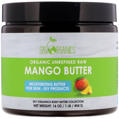 Sky Organics, Organic Unrefined Raw, Mango Butter, 16 oz (454 g) Review