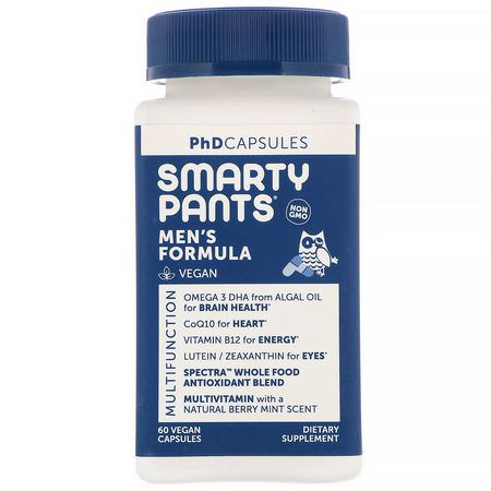 SmartyPants Men's Multivitamins - 男人的多種維生素, 男人的健康, 補充