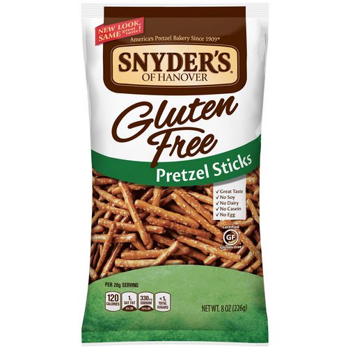 Snyder's, Gluten Free Pretzel Sticks, 8 oz (226 g) Review