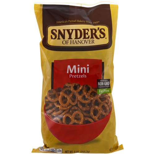 Snyder's, Mini Pretzels, Fat Free, 9 oz (255.2 g) Review