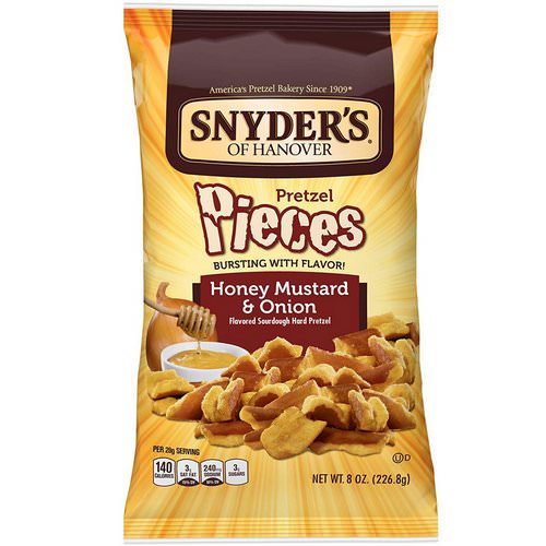 Snyder's, Pretzel Pieces, Honey Mustard & Onion, 8 oz (226.8 g) Review