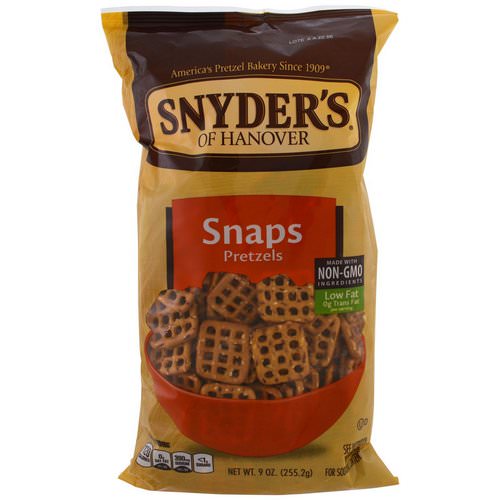 Snyder's, Snaps Pretzels, 9 oz (255.2 g) Review