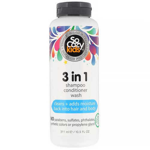 SoCozy, Kids, 3 in 1 Shampoo Conditioner Wash, 10.5 fl oz (311 ml) Review