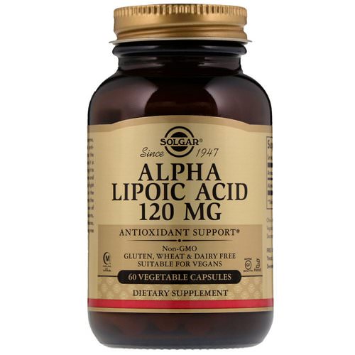 Solgar, Alpha Lipoic Acid, 120 mg, 60 Vegetable Capsules Review