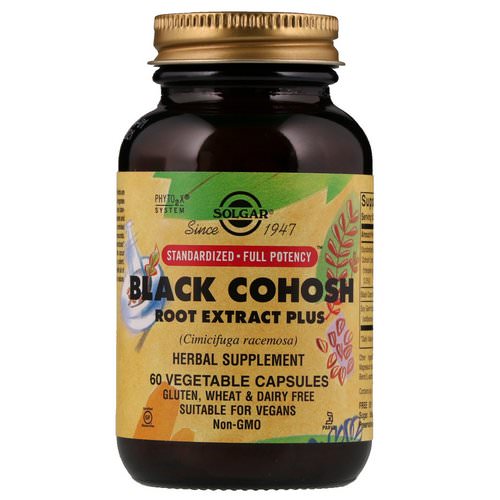 Solgar, Black Cohosh Root Extract Plus, 60 Vegetable Capsules Review