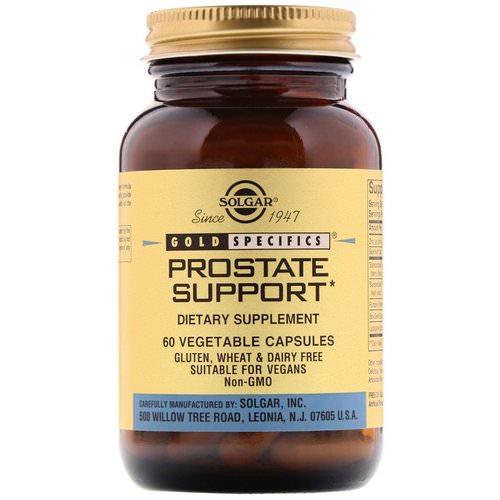 Solgar, Gold Specifics, Prostate Support, 60 Vegetable Capsules Review