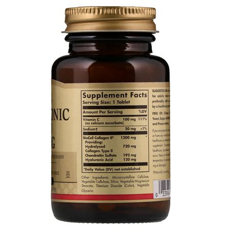 透明質酸, 指甲: Solgar, Hyaluronic Acid, 120 mg, 30 Tablets