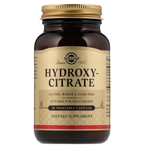 Solgar, Hydroxy-Citrate, 60 Vegetable Capsule Review