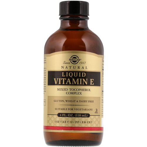 Solgar, Natural Liquid Vitamin E, 4 fl oz (118 ml) Review
