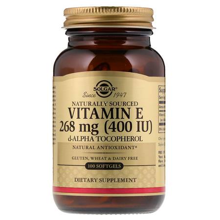 Solgar Vitamin E - 維生素E, 維生素, 補品