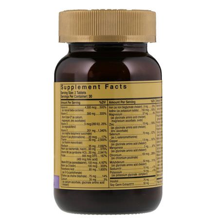 多種維生素, 補品: Solgar, Omnium, Phytonutrient Complex, Multiple Vitamin and Mineral Formula, 60 Tablets