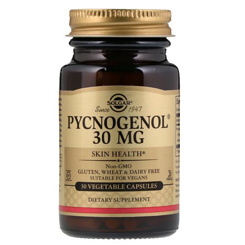 Solgar, Pycnogenol, 30 mg, 30 Vegetable Capsules Review