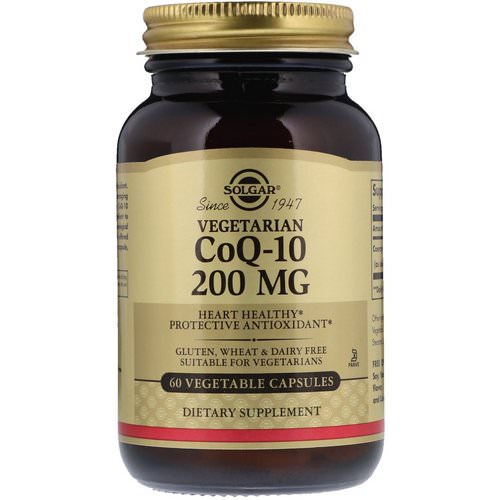 Solgar, Vegetarian CoQ-10, 200 mg, 60 Vegetable Capsules Review