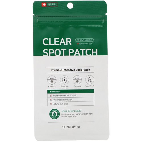 Some By Mi, 30 Days Miracle Clear Spot Patch, 18 Patches Review