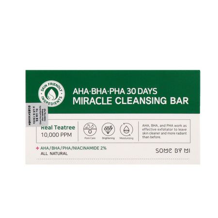 洗手液, 香皂: Some By Mi, AHA. BHA. PHA 30 Days Miracle Cleansing Bar, 160 g