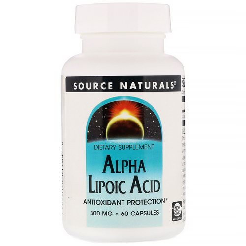 Source Naturals, Alpha Lipoic Acid, 300 mg, 60 Capsules Review